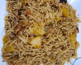A picture of step 7 of Qeema,Aloo,Pulao.