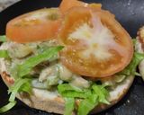 Foto del paso 7 de la receta: Sándwich🧅🥯de pollo🥐🥛cremoso🥪🍗🍎