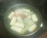 Foto del paso 4 de la receta Pechuga de pollo adobada al ajillo a la plancha con menestra de verduras y papas cocidas