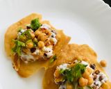 A picture of step 3 of Papri Chaat.