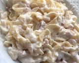 Baconos tejfölös tészta 🍲 recept fázis 3 fotója