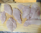 Foto del paso 2 de la receta: Rebanada de pan con pechuga, bacon y cheddar