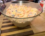 A picture of step 3 of Apple salad.