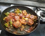 A picture of step 3 of DRY  CABBAGE  MANCHURIAN.