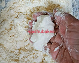 A picture of step 3 of Shankarpali / Shakkarpare.