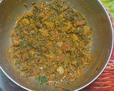 A picture of step 4 of Nashpati Methi Subji.