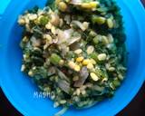 Pumpkin leaves (saag) with Moong dal recipe step 2 photo
