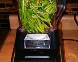 A picture of step 2 of Mike's Garlic Parsley Cilantro Pesto.