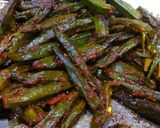 सरसो मसाला भिंडी (Sarson masala bhindi recipe in Hindi) रेसिपी चरण 5 फोटो