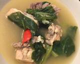 Chicken leafy vege soup recipe step 3 photo