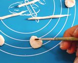 Hình bước làm 5 của món Làm bánh bao chuột xinh đón năm mới nào !
