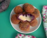 Foto langkah ke 7 dari resep Cheese Bomb Ubi Ungu.