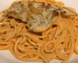 Foto del paso 3 de la receta: Tallarín en salsa de pimiento 🍜🍗😺