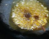 A picture of step 3 of Schezwan Macroni.