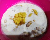 A picture of step 3 of Dehli style dahi phulki.