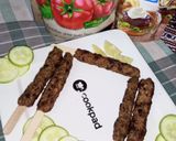 A picture of step 3 of Frozen homemade seekh kabab.
