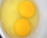 A picture of step 1 of Cheesey omelette😋چیزی آملیٹ😍.