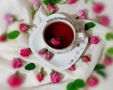 عکس مرحله 1 از دستور چای با عطر گل محمدی☕🌸