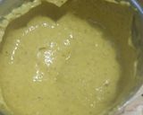 A picture of step 2 of Aam Kasundi with amchur powder.