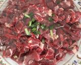 A picture of step 1 of Bún Bò Giò Huế (Hue-Style Beef and Pork Noodle Soup) 🐖🐂.