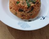 A picture of step 4 of Beetroot Tomato rice.