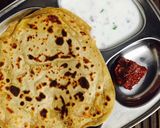 A picture of step 9 of Aloo Paratha.