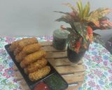 A picture of step 7 of Sweet corn cutlets.