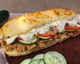 Foto del paso 10 de la receta: 🥖🧀 Pan tres quesos para sándwich 🥖 Estilo Subway 🧀🥖 Técnica tang zhong 🎎 Esponjosidad asombrosa 💥