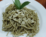 Foto del paso 4 de la receta: Espaguetis al pesto