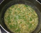 A picture of step 4 of Egg Drop Lemon Coriander Soup.