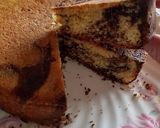 Foto del passaggio 3 della ricetta Torta marmorizzata con cioccolato fondente 🍫