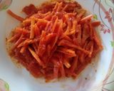 A picture of step 4 of Gajar ka Achar.