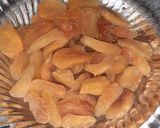 A picture of step 1 of Royal Khubani ka Meetha.