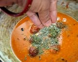 A picture of step 3 of Gulabjamun kofta curry.