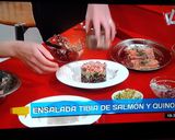 Foto del paso 6 de la receta: Ensalada tibia de Quinoa, Salmón y palta