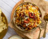 A picture of step 10 of Soya Biryani.