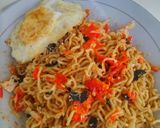 Foto langkah ke 5 dari resep Mie Abang Adek Keju+Nori Pedas Sedap (Kreasi Mie Instan).
