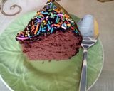 Foto langkah ke 9 dari resep White egg chocholate sponge cake with ganache.