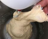A picture of step 4 of Maple syrup pecan cinnamon roll (TangZhong /water roux method).