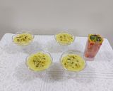 A picture of step 4 of Mango firni ramzan special.