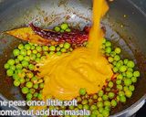 A picture of step 4 of Matar paneer sabzi.