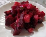 A picture of step 2 of Beet and Peanut Salad.