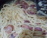 Foto langkah ke 8 dari resep Fettucini Saus Putih.