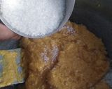 A picture of step 3 of Mango kalakand.
