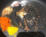 A picture of step 2 of Potato Curry Dry (Koru Shaak).