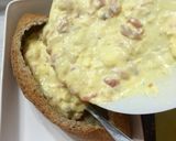 Foto del paso 5 de la receta Pan de pueblo relleno de salmón ahumado 