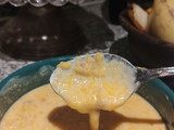 Frutas blancas con yogurt y cereales