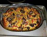 A picture of step 5 of Sausage, egg and potato bake.