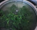 A picture of step 6 of Blanched spinach.