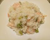 A picture of step 5 of Prawn and asparagus risotto.